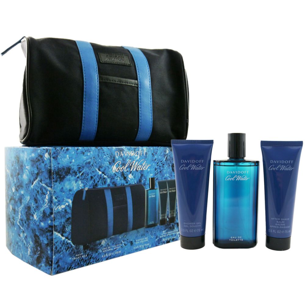 Davidoff Cool Water Man Men Set 125 Ml EDT 75ml ASB 75ml DG