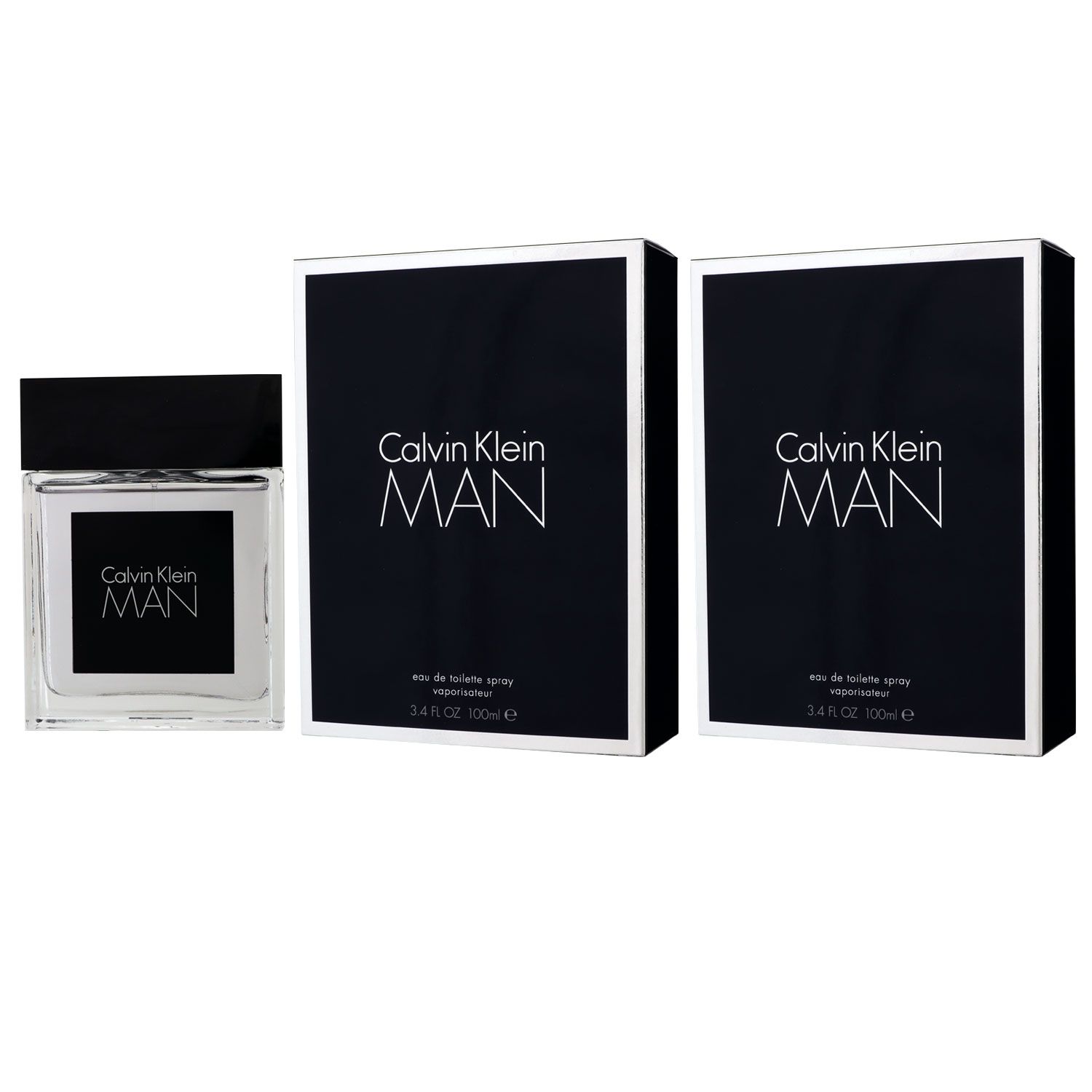 Calvin Klein Ck Man Men 2 X 100 Ml Eau De Toilette Edt Bei Riemax