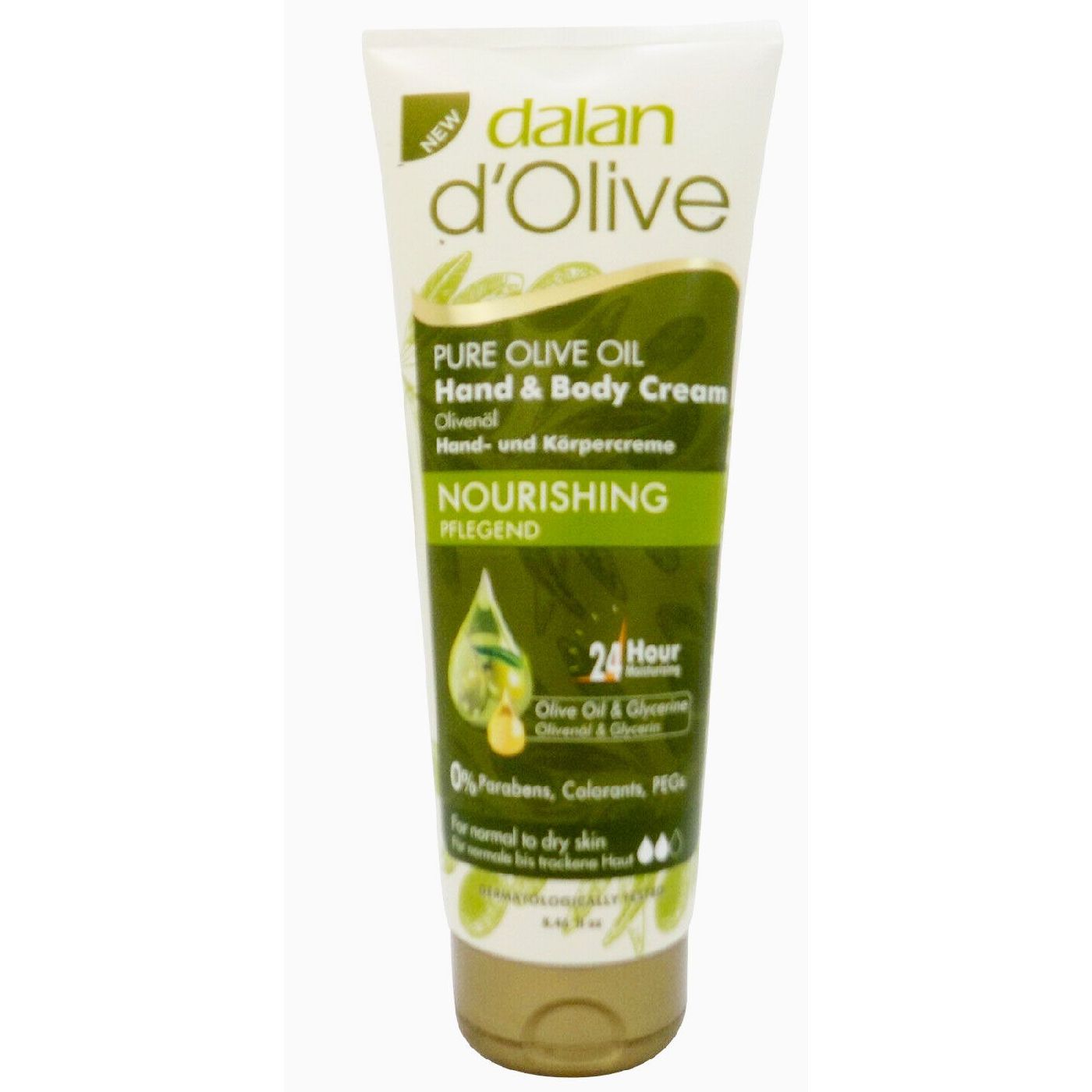 Dalan D Olive Pure Olive Oil Hand & Body Cream 250 ml Nourishing