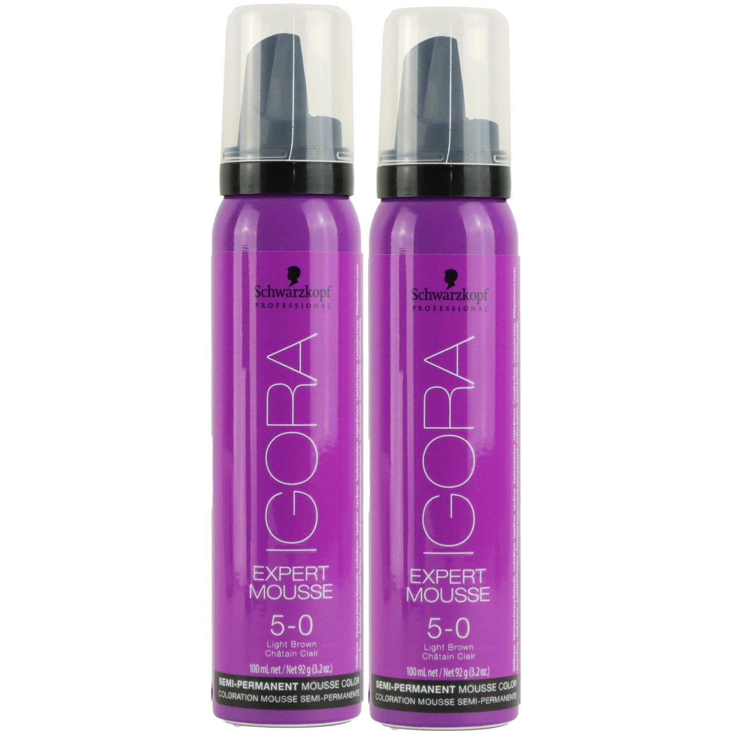 Schwarzkopf Igora Expert Mousse 2 X 100 Ml 5 0 Set Bei Riemax 4757