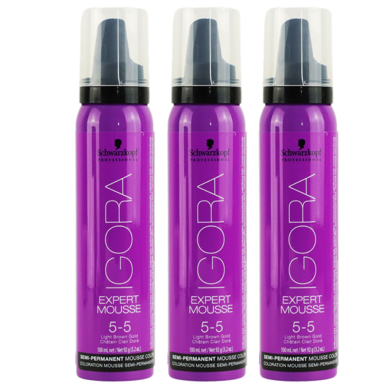 Schwarzkopf Igora Expert Mousse 3 X 100 Ml 5 5 Set Bei Riemax 4739