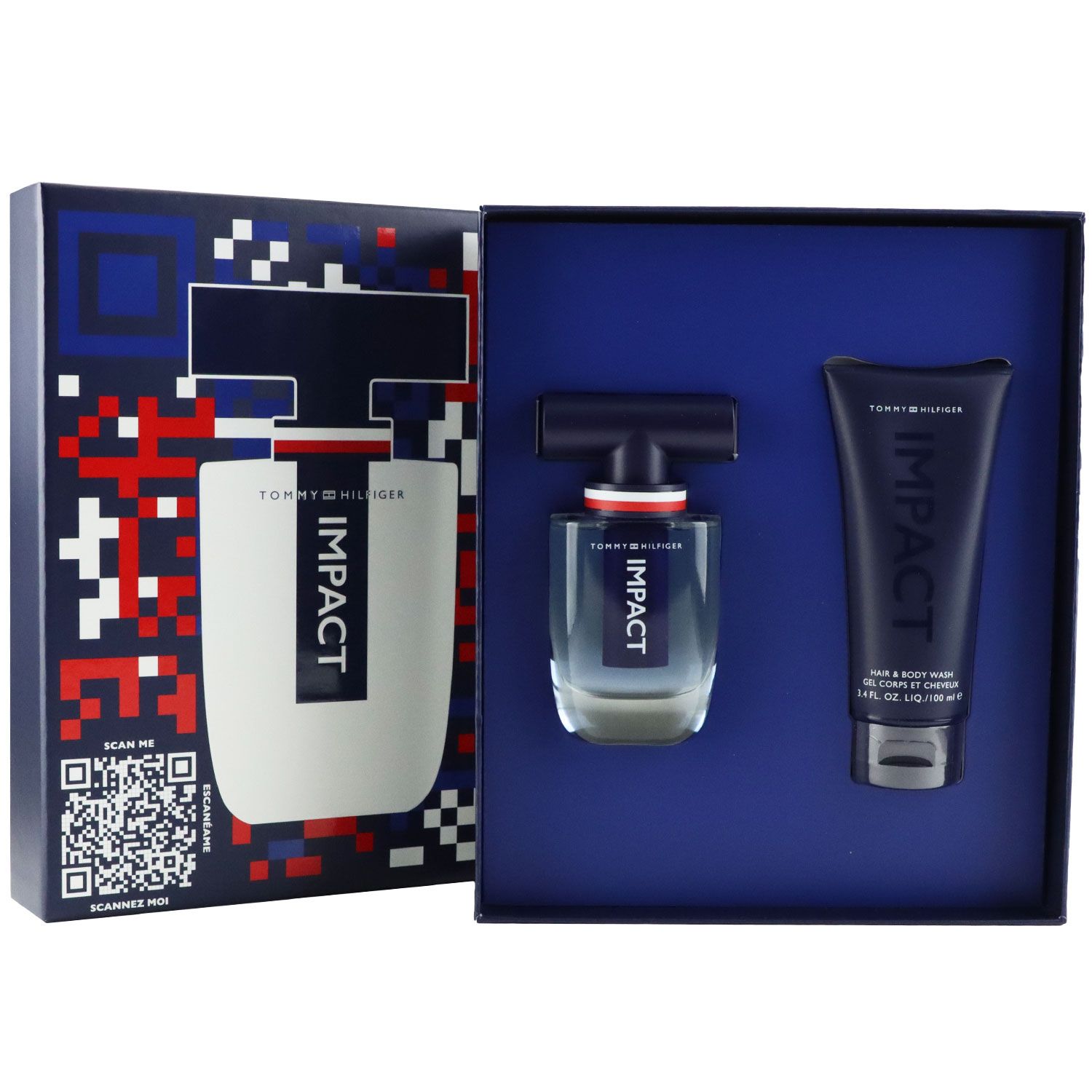 Tommy Hilfiger Impact Set 50ml Edt And 100ml Hair And Body Wash Bei Riemax
