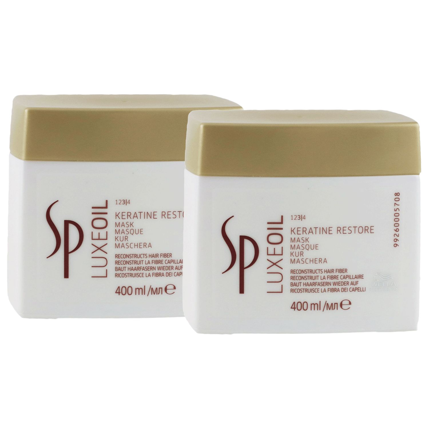 Wella Sp Luxe Oil Keratin Restore Mask X Ml Set Bei Riemax