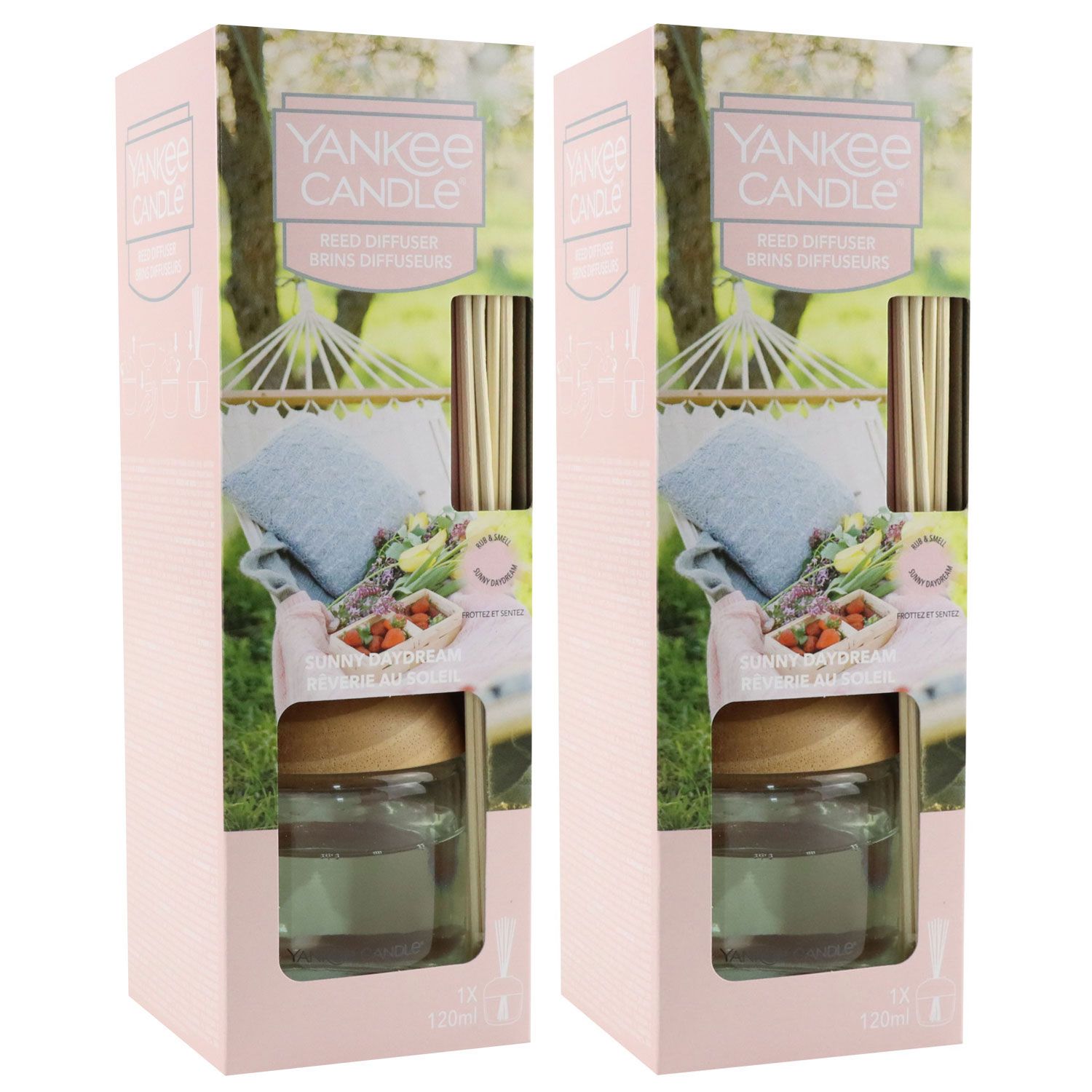 Yankee Candle Reed Diffuser 2 x 120 ml Sunny Daydream Set bei Riemax